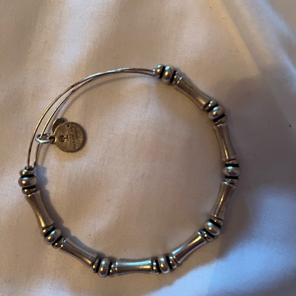 Set of two silver finish Alex and Ani bangles - Picture 3 of 3